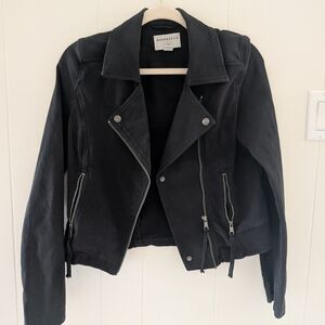 Anthropologie Black Jean Jacket